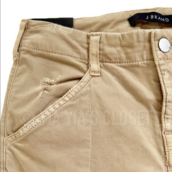 J Brand Women's SZ 24 Houlihan Cargo Midrise Skinny Stretch Ankle Jeans Sandsky - Picture 8 of 15